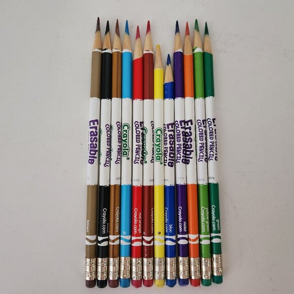 School Supplies Folder, Pencil Box, Wide-Ruled Paper, Colored Pencils *AS IS - Picture 10 of 15